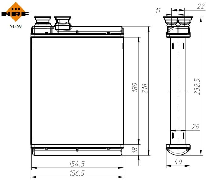Radiador de forno (de aquecedor) Citroen C4 preço, a partir de 50,72 USD