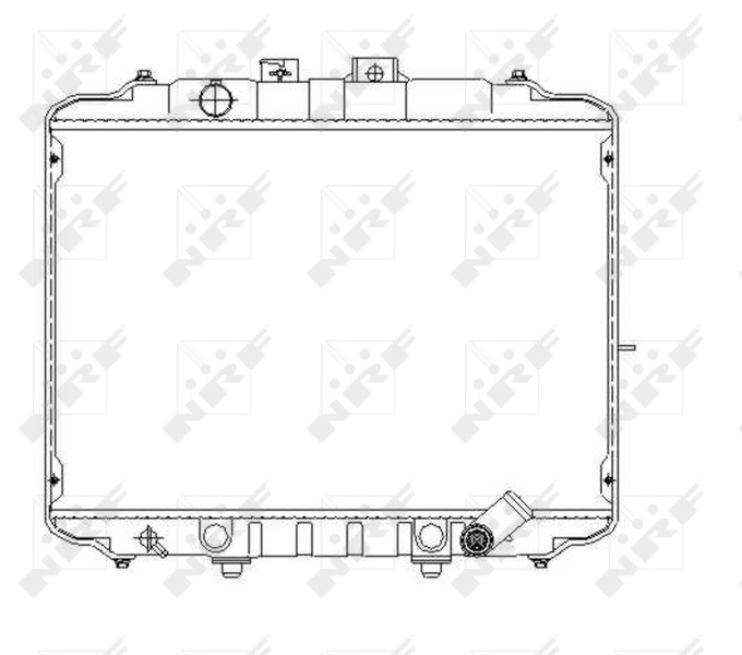 Compre 53650 NRF Radiador de esfriamento de motor