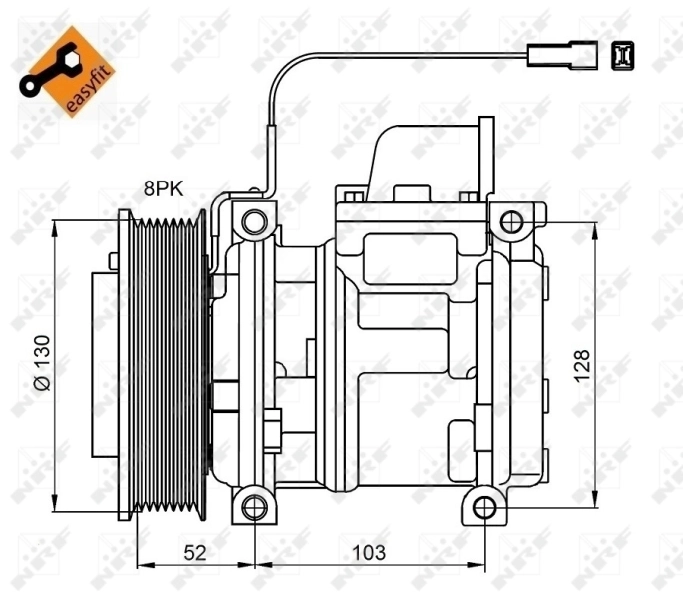 811057002 VAG Compressor de aparelho de ar condicionado