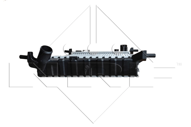 Radiador de esfriamento de motor NRF 507522 preço, a partir de 64,74 USD