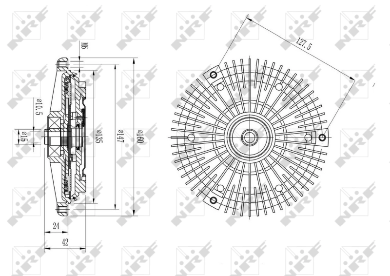 Compre Acoplamento viscoso de ventilador de esfriamento Mercedes S 