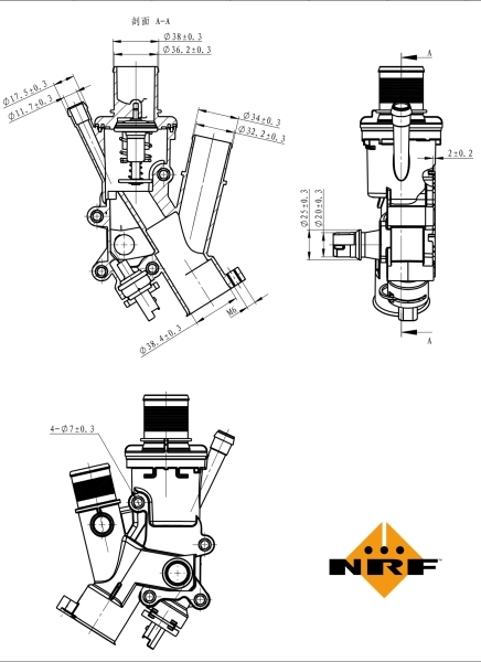 Termostato 725165 NRF