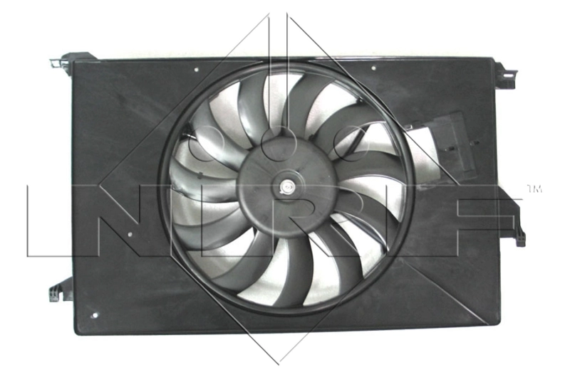 Ventilador elétrico de esfriamento montado (motor + roda de aletas) para Opel Vectra C 