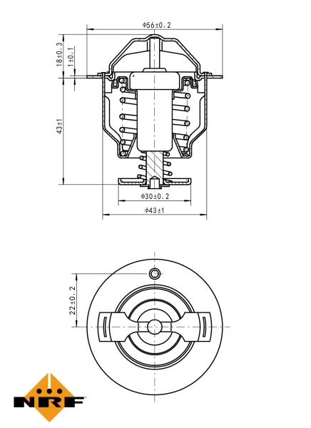 Termostato 725119 NRF