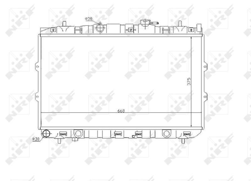 Radiador de esfriamento de motor KIA Cerato  LD ao melhor preço