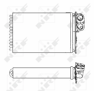 Radiador de forno (de aquecedor) NRF 53553
