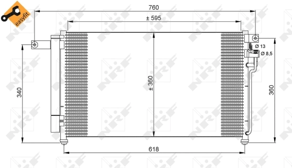 Radiador de aparelho de ar condicionado Doowon 976061G000 preço, a partir de 90,24 USD