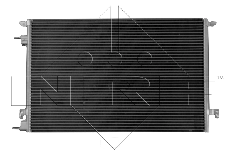 Radiador de aparelho de ar condicionado 24419327 Fiat/Alfa/Lancia