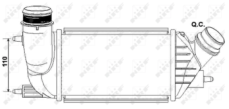 Compre 30242 NRF Radiador de intercooler