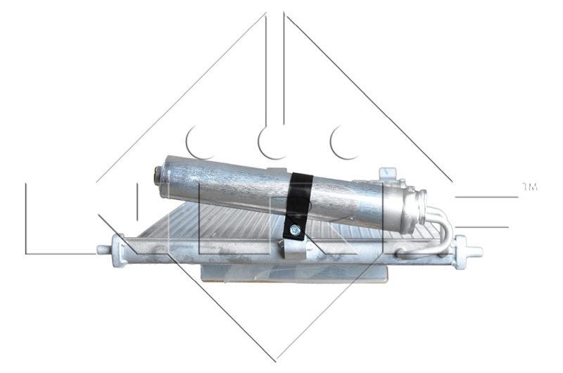 Radiador de aparelho de ar condicionado Nissan Primera  P12