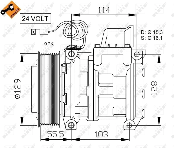Compre A541230101180 Mercedes Compressor de aparelho de ar condicionado