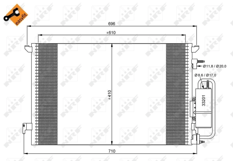 Compre 35929 NRF Radiador de aparelho de ar condicionado
