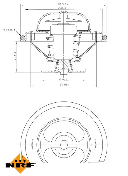 Termostato 725096 NRF