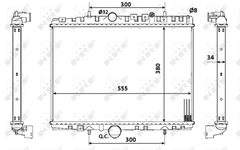Compre Radiador de esfriamento de motor Citroen C5 1