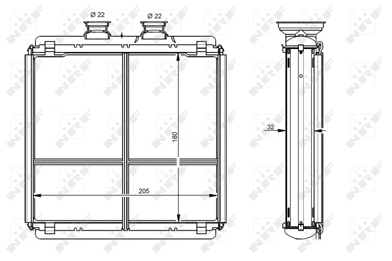 Radiador de forno (de aquecedor) Mercedes C preço, a partir de 26,33 USD