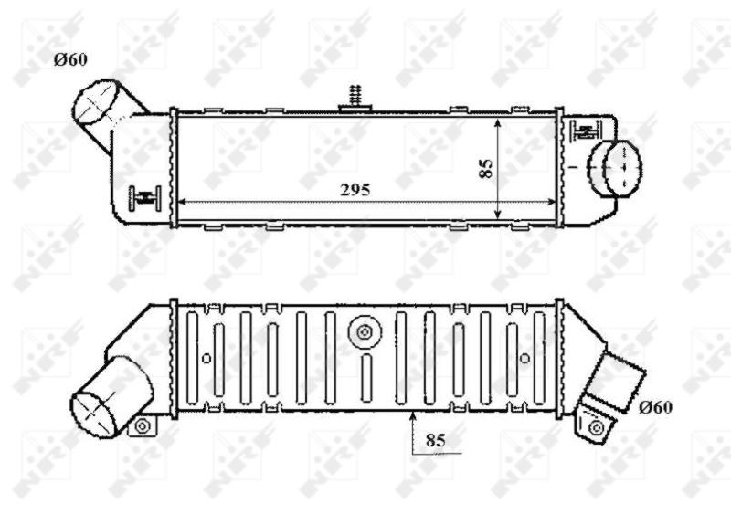 Radiador de intercooler para Volkswagen Polo III 6KV2