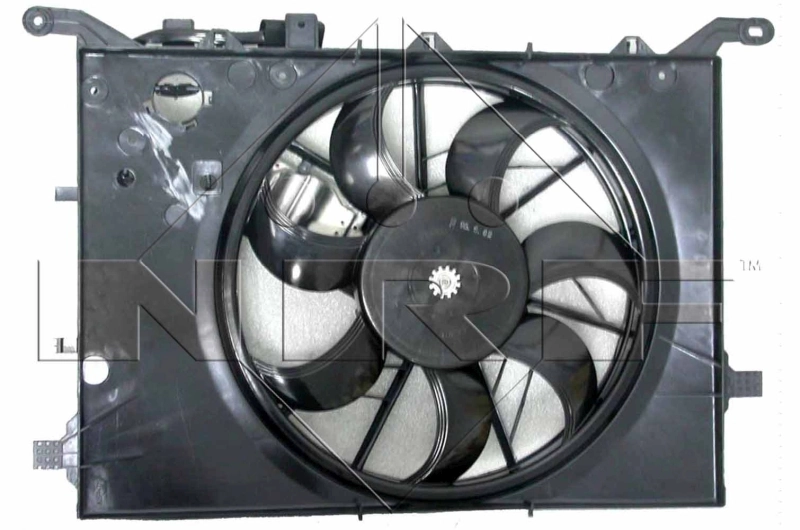 47460 NRF Difusor do radiador de esfriamento, montado com motor e roda de aletas