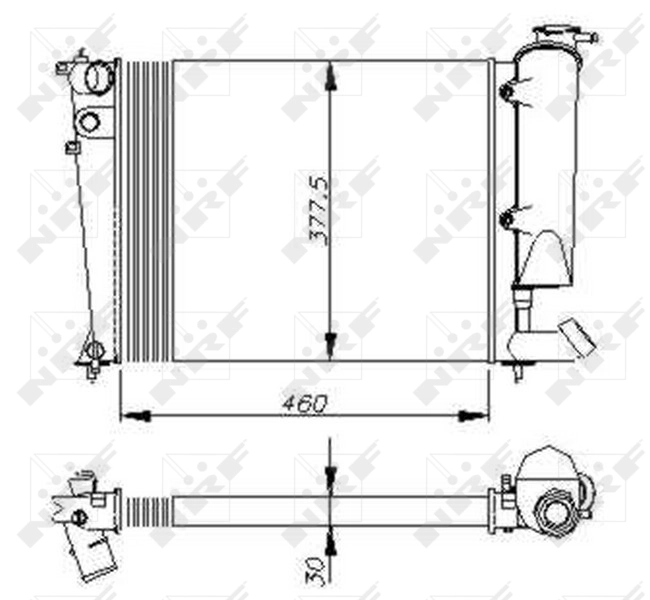 Compre 351815 Kale Radiador de esfriamento de motor