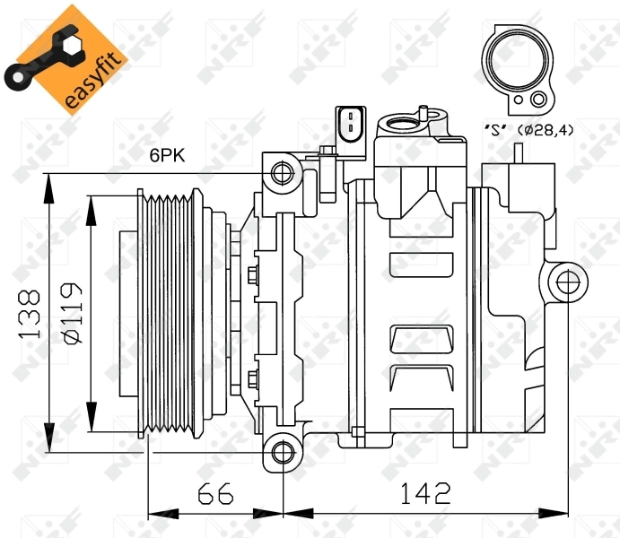 Compre 2500AA0189 Autospeed Compressor de aparelho de ar condicionado