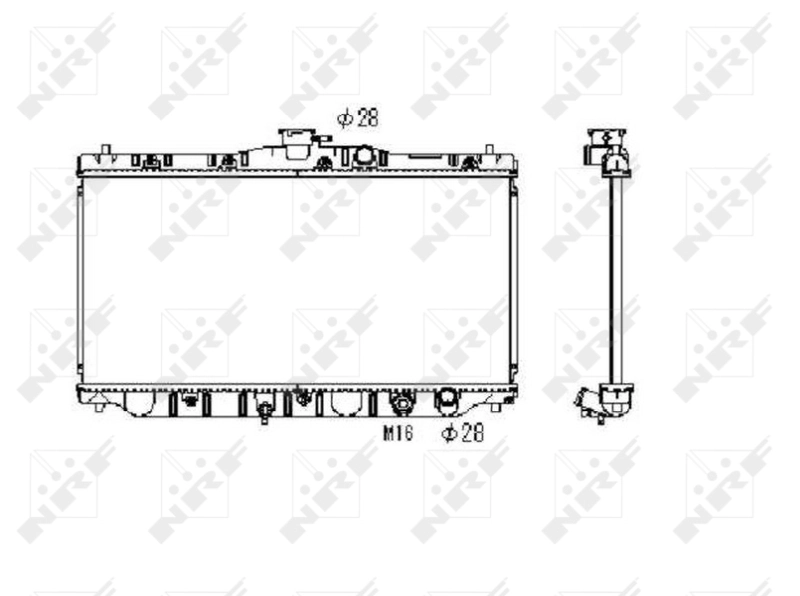 Radiador de esfriamento de motor Honda Accord III CA4, CA5 ao melhor preço