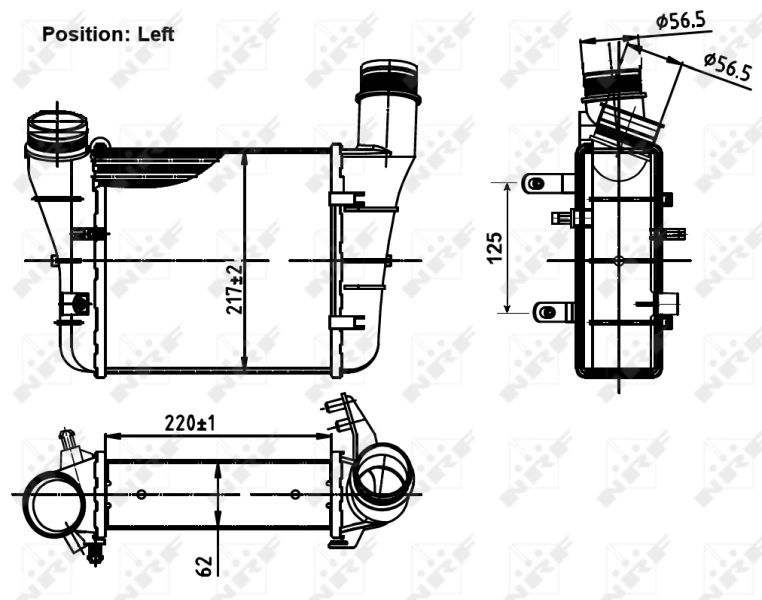 Radiador de intercooler Audi A4 preço, a partir de 35,13 USD