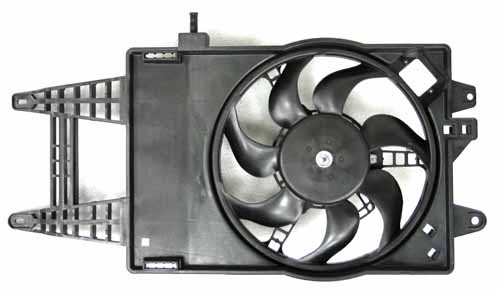 47522 NRF Difusor do radiador de esfriamento, montado com motor e roda de aletas