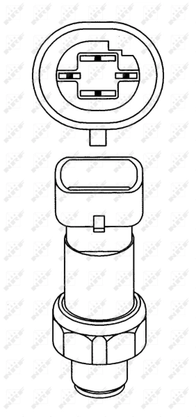 Sensor de pressão absoluta de aparelho de ar condicionado 38930 NRF