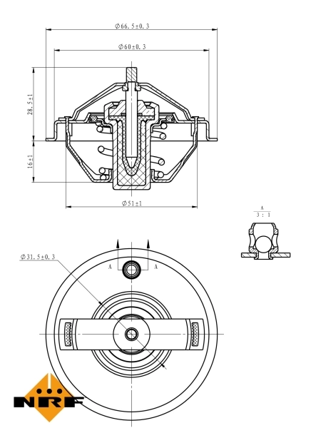 Termostato 725210 NRF