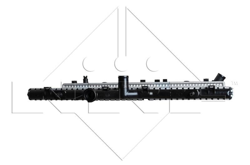  Radiador de esfriamento de motor Hyundai Accent I hatchback (1994 - 2002) I