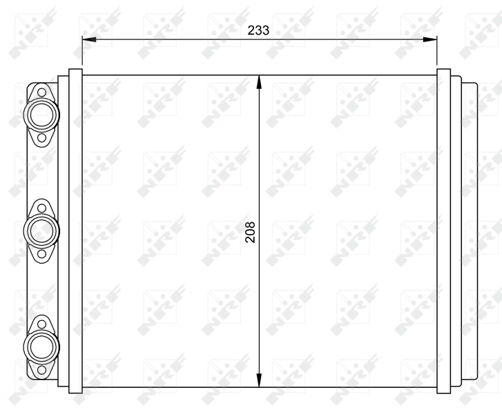 Radiador de forno (de aquecedor) 54249 NRF