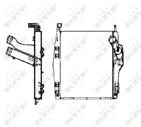 Compre 30448 NRF Radiador de intercooler