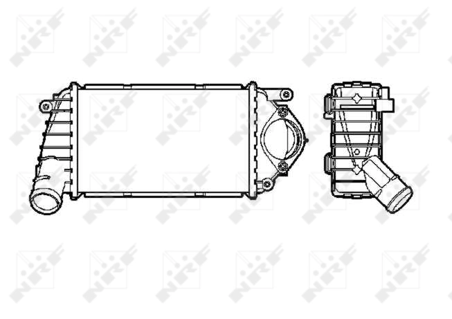 Compre Radiador de intercooler Volkswagen Polo 3