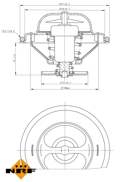 Termostato 725070 NRF