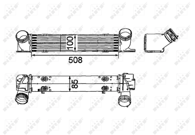 Compre Radiador de intercooler BMW 3 