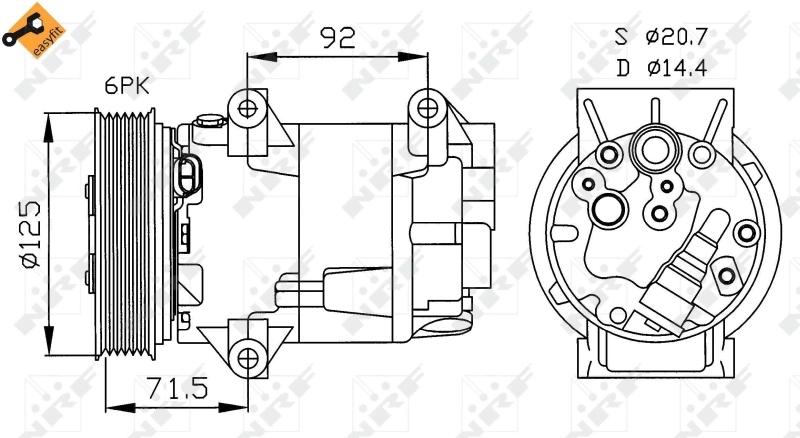 Compre 1139026 General Motors Compressor de aparelho de ar condicionado