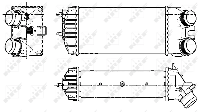 Radiador de intercooler Citroen Xsara Picasso N68