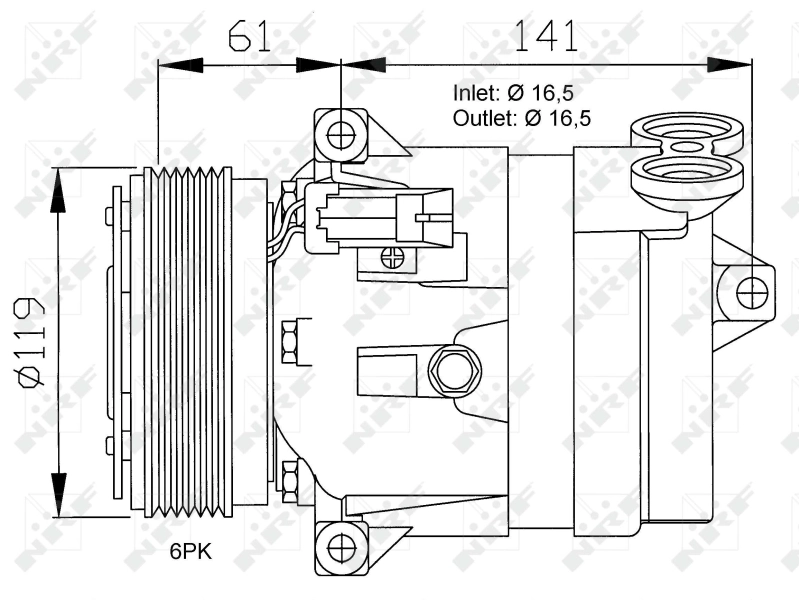 Compressor de aparelho de ar condicionado NRF 32021 preço, a partir de 231,09 USD