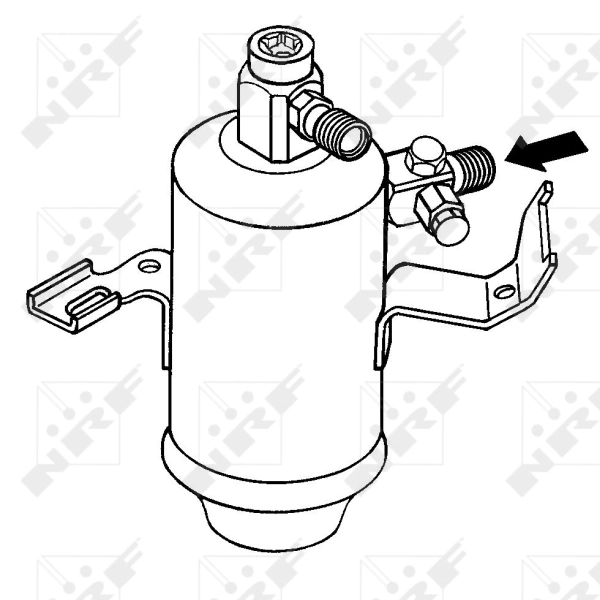 Tanque de recepção do secador de aparelho de ar condicionado 33026 NRF