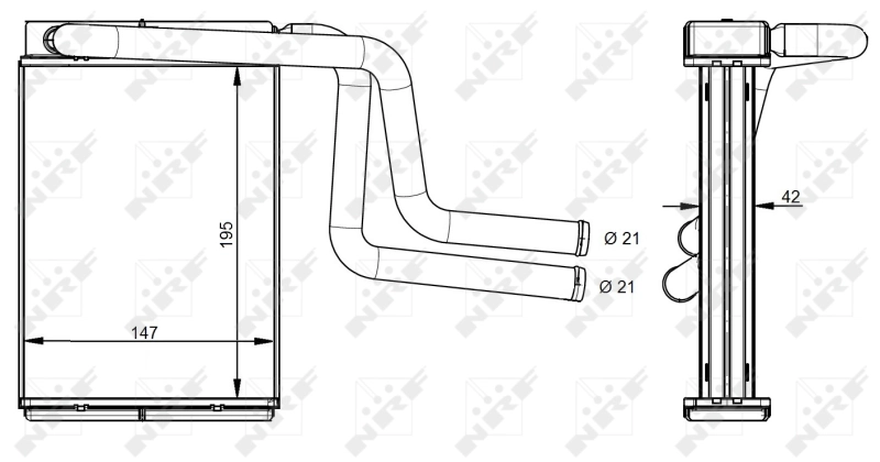 Radiador de forno (de aquecedor) Ford Mondeo preço, a partir de 45,53 USD