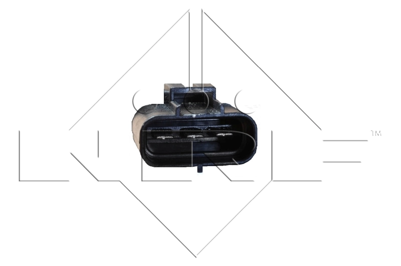 Ventilador elétrico de esfriamento montado (motor + roda de aletas) Mazda CX-7  ER