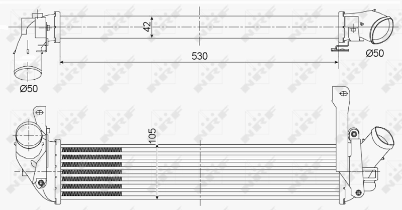 Radiador de intercooler NRF 30353 preço, a partir de 80,26 USD