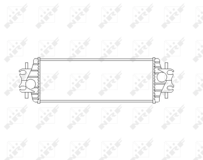 Radiador de intercooler 1449600QAA Nissan/Infiniti