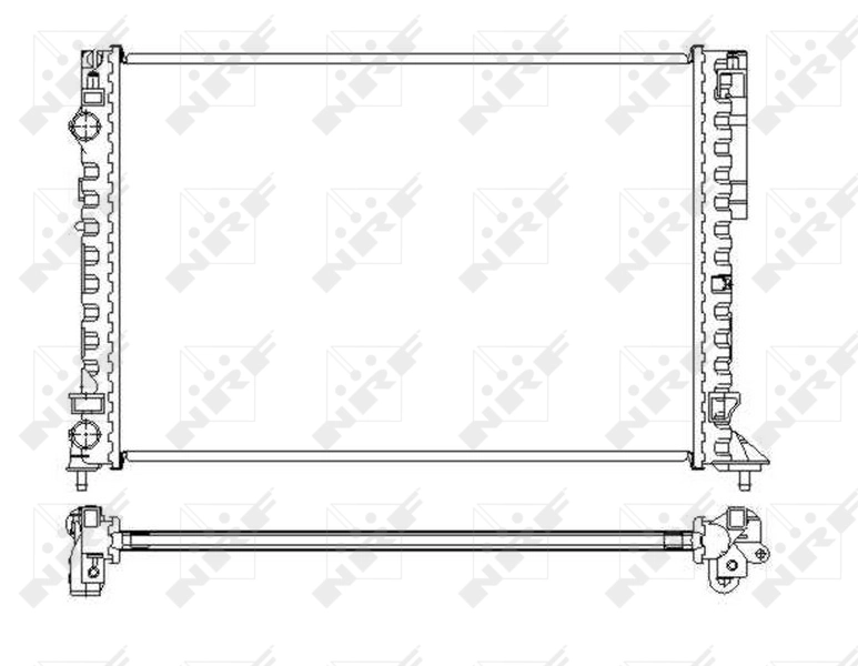 Compre 1555460 Kraft Radiador de esfriamento de motor