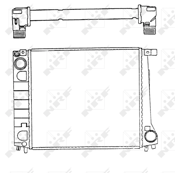 Radiador de esfriamento de motor Four Seasons 104014