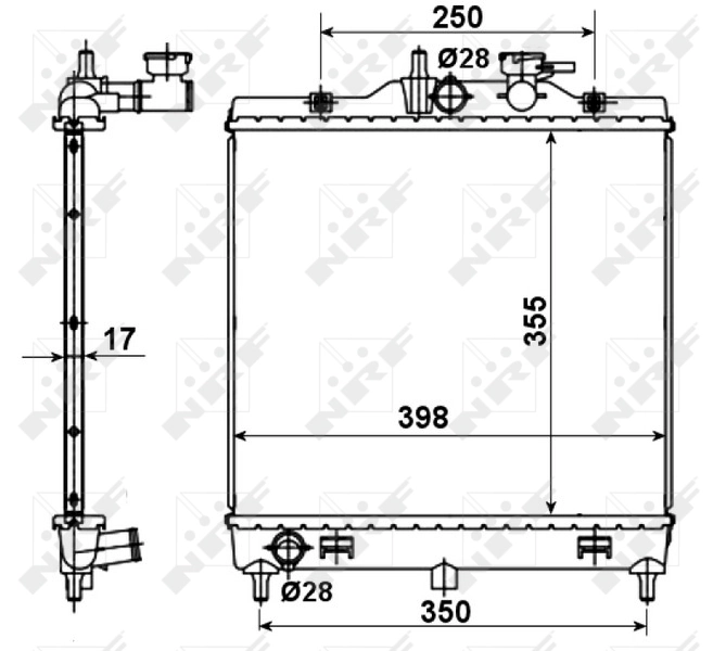 Radiador de esfriamento de motor KIA Picanto preço, a partir de 54,32 USD