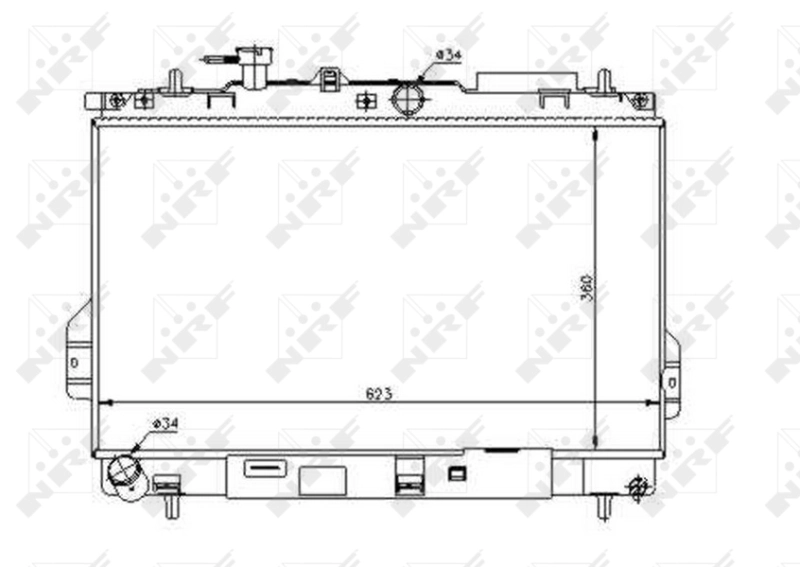 Compre Radiador de esfriamento de motor Hyundai Matrix 