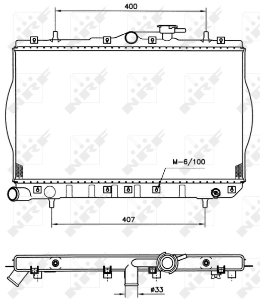 Radiador de esfriamento de motor Hyundai Accent preço, a partir de 77,26 USD