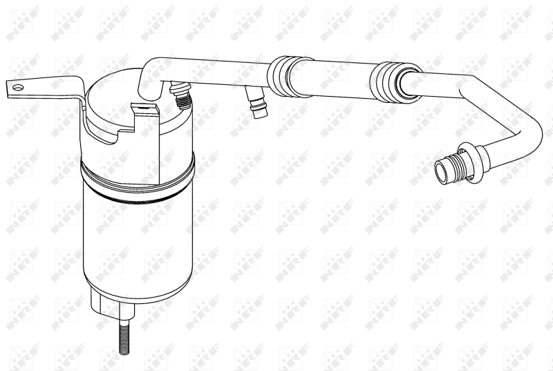 Tanque de recepção do secador de aparelho de ar condicionado 33220 NRF