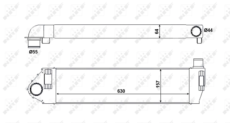 Radiador de intercooler NRF 30514