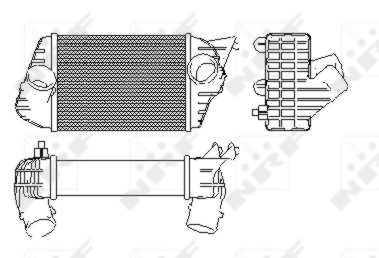Radiador de intercooler Fiat Stilo  192
